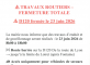 Information importante – Fermeture de la route d'accès au domaine le 23 juin Le Domaine de Jallemain Chateau-Landon